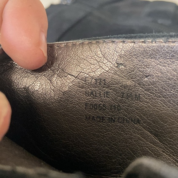 Calvin Klein size 7 black suede booties heels with open toes $100 - Picture 13 of 14